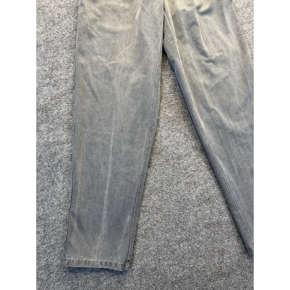 Vintage Bugle Boy Gray Pleated Pants Men's 31x31 Tapered Retro 80s 90s